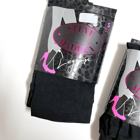 Steve Madden Black Leggings (2 pairs) - Picture 2 of 7
